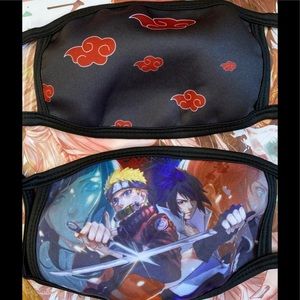 Naruto 2 face masks  washable